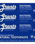 Grants Natural Toothpaste WHITENING | Fluoride Free 110g