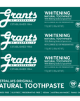 Grants Natural Toothpaste WHITENING | Fluoride Free 110g