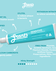 Grants of Australia Natural Toothpaste SENSITIVE FLUORIDE FREE 100g