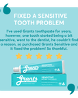 Grants of Australia Natural Toothpaste SENSITIVE FLUORIDE FREE 100g