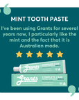 Grants Natural Toothpaste COMPLETE CARE with Fluoride 110g
