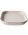 Mushie PP Plate Square 2-Pack