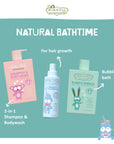 Jack N' Jill Natural Bathtime Baby Wash 300ml - Kids Body Care