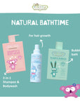 Jack N' Jill Natural Bathtime Blissful Bubble 300ml - Kids Body Care