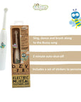Jack N' Jill Buzzy Brush Musical Electric Toothbrush - Kids Oral Care
