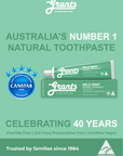 Grants Natural Toothpaste MILD MINT | Fluoride Free 110g