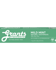 Grants of Australia Mild Mint - Natural Toothpaste Fluoride Free
