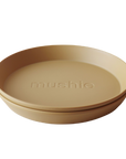 Mushie PP Plate Round 2-Pack