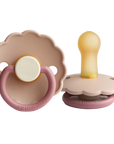 FRIGG Daisy Colorblock Natural Rubber Pacifier