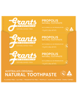Grants Natural Toothpaste PROPOLIS (Fluoride Free) 110g
