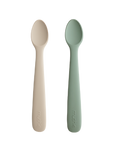 Mushie Silicone Baby Feeding Spoon 2-Pack