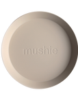 Mushie PP Plate Round 2-Pack