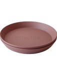 Mushie PP Plate Round 2-Pack