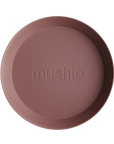 Mushie PP Plate Round 2-Pack