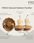 FRIGG Daisy Night Natural Rubber Pacifier