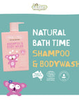 Jack N' Jill Natural Bathtime Shampoo & Body Wash 300ml - Kids Body Care