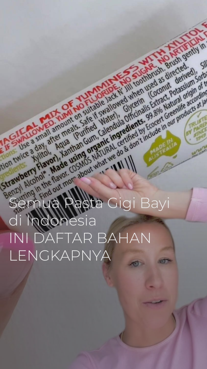 Daftar Bahan Lengkap Pasta Gigi Bayi di Indonesia