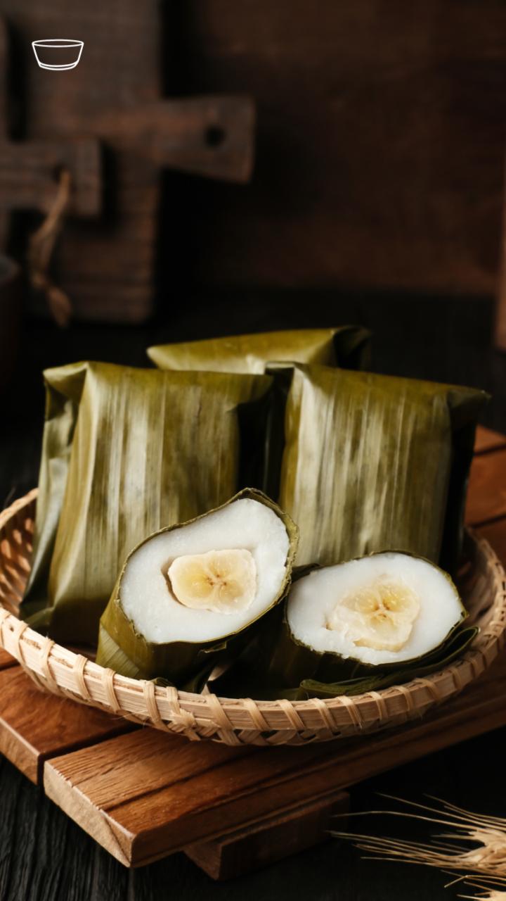 Snack MPASI 6 Bulan: Makan Kue Nagasari Dari Pisang