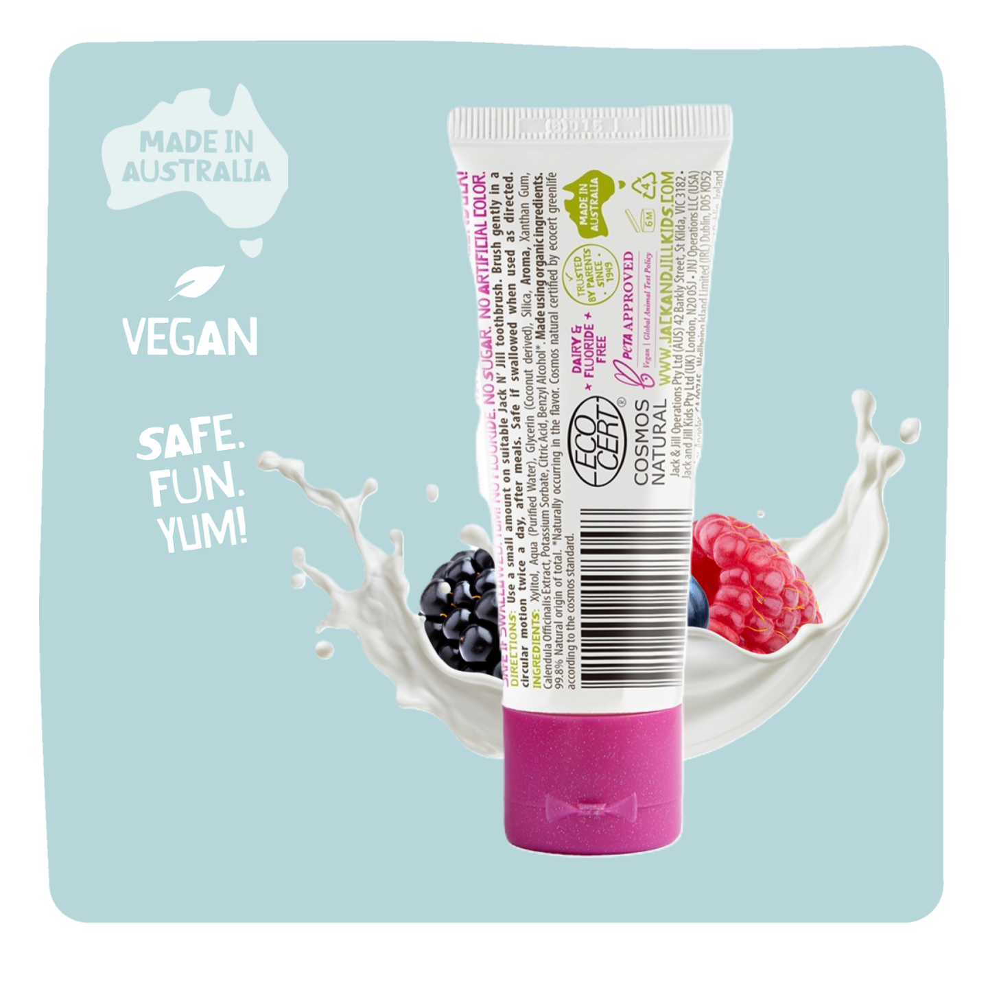 Jack N&#39; Jill Natural Toothpaste 50g