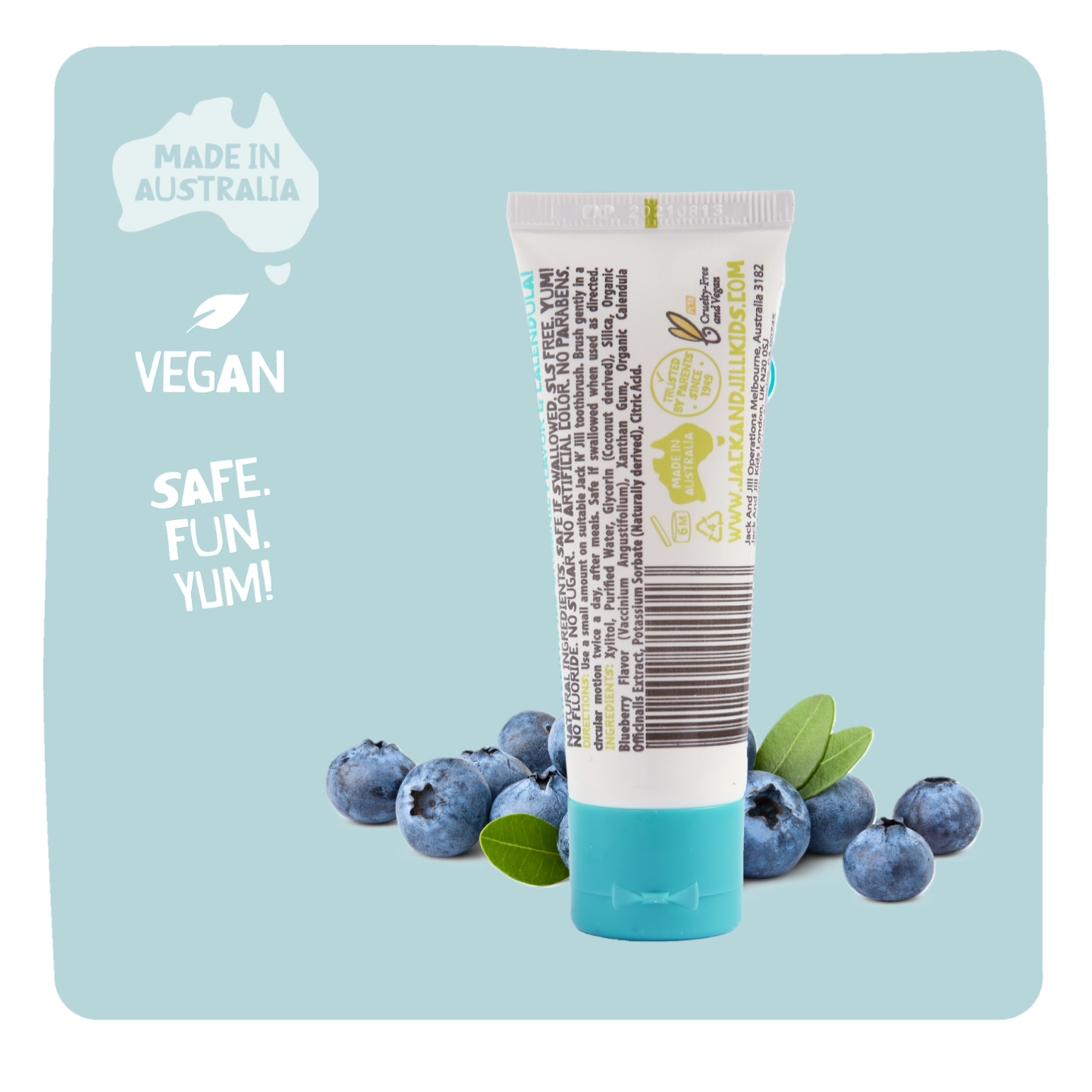 Jack N&#39; Jill Natural Toothpaste 50g