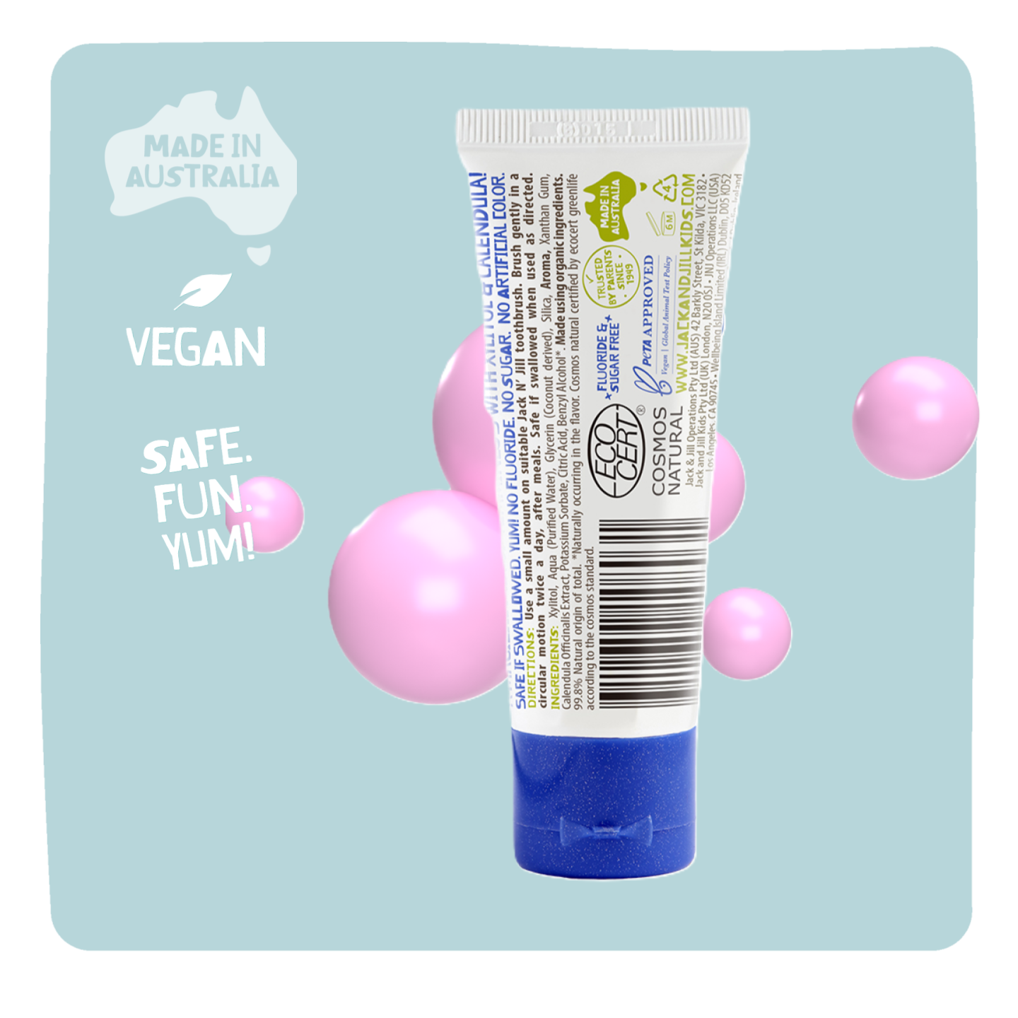 Jack N&#39; Jill Natural Toothpaste 50g