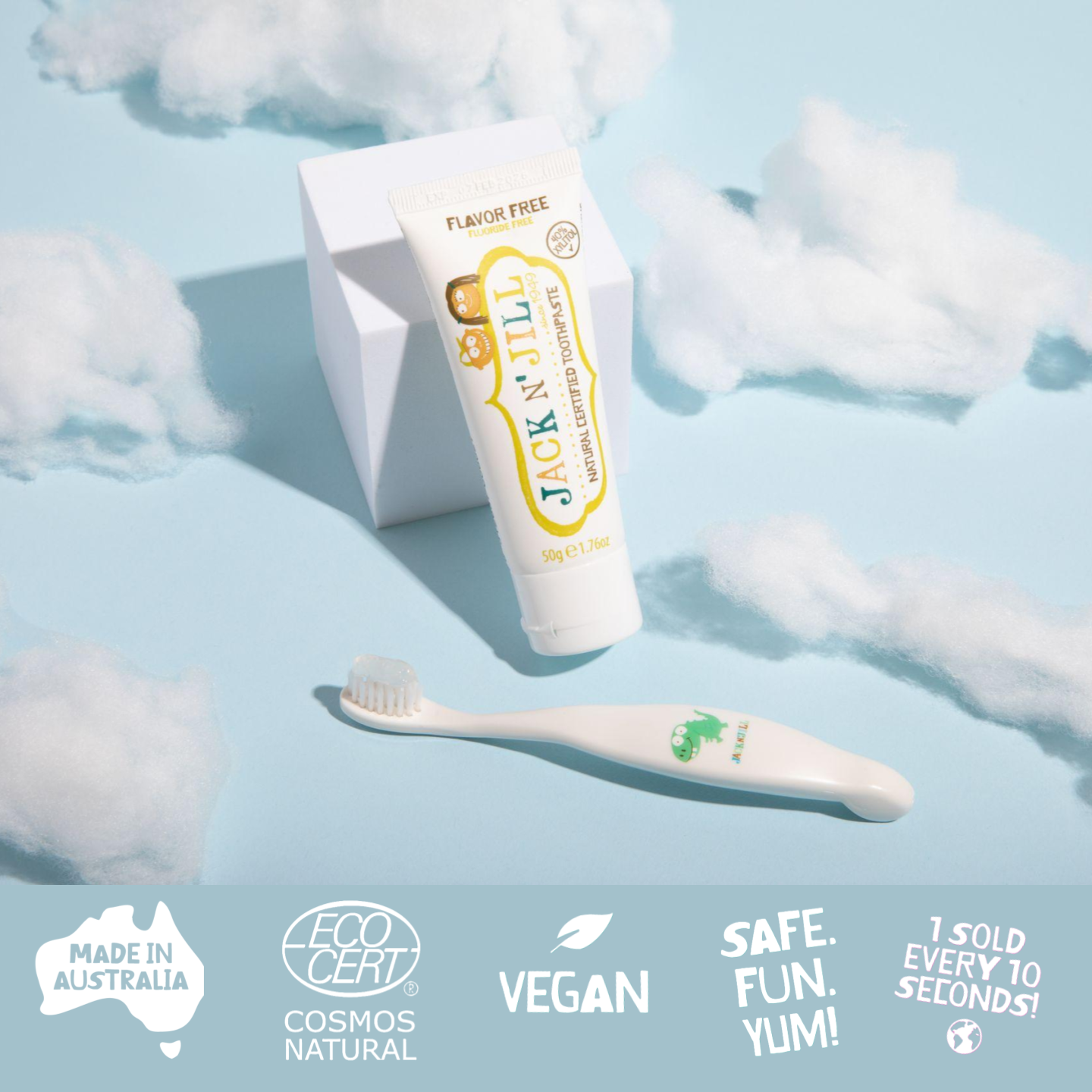 Jack N&#39; Jill Natural Toothpaste 50g