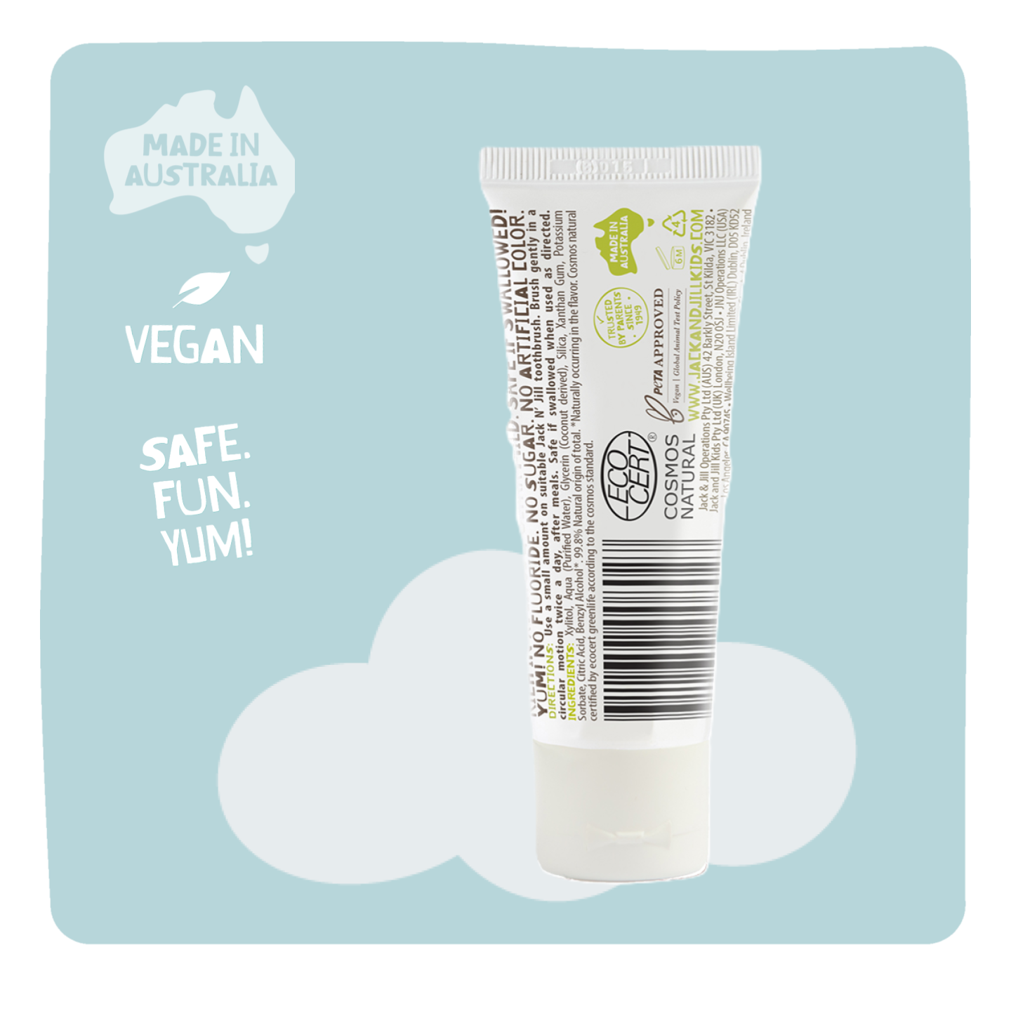 Jack N&#39; Jill Natural Toothpaste 50g