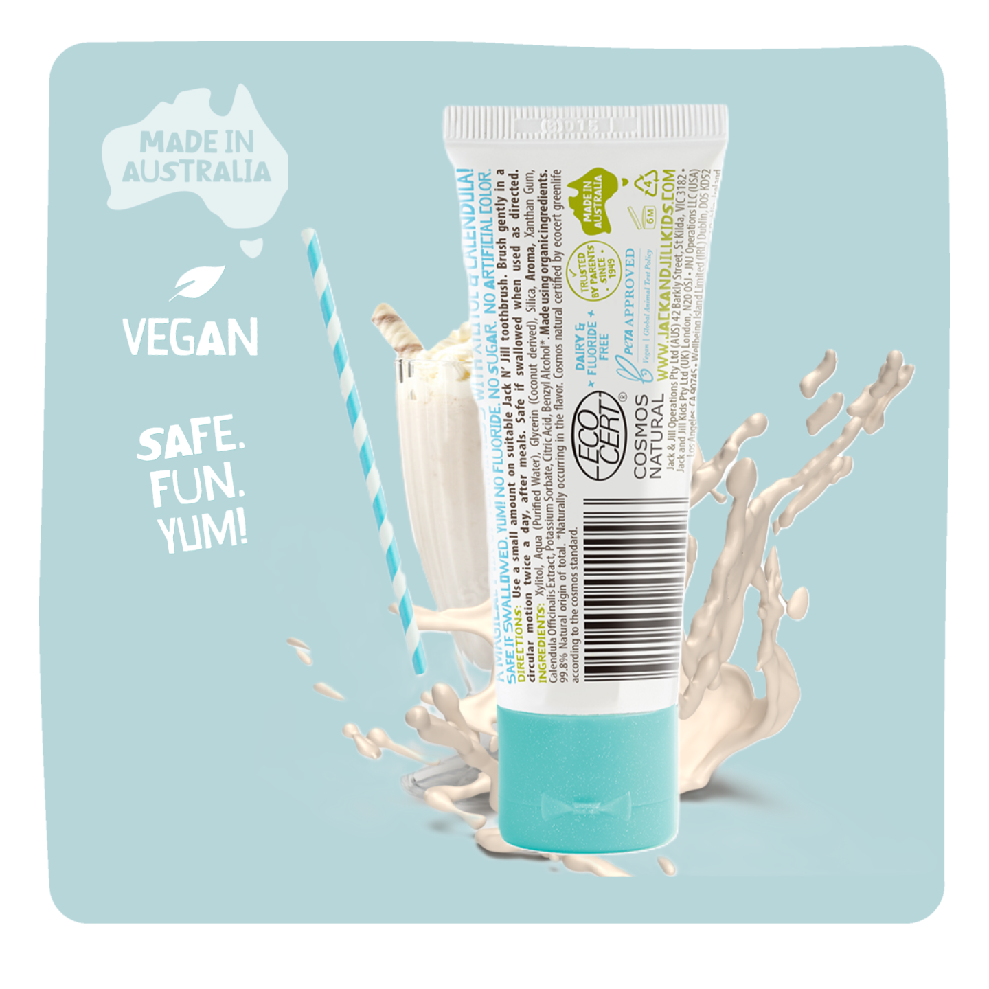 Jack N&#39; Jill Natural Toothpaste 50g