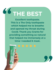 Grants Natural Toothpaste MILD MINT | Fluoride Free 110g