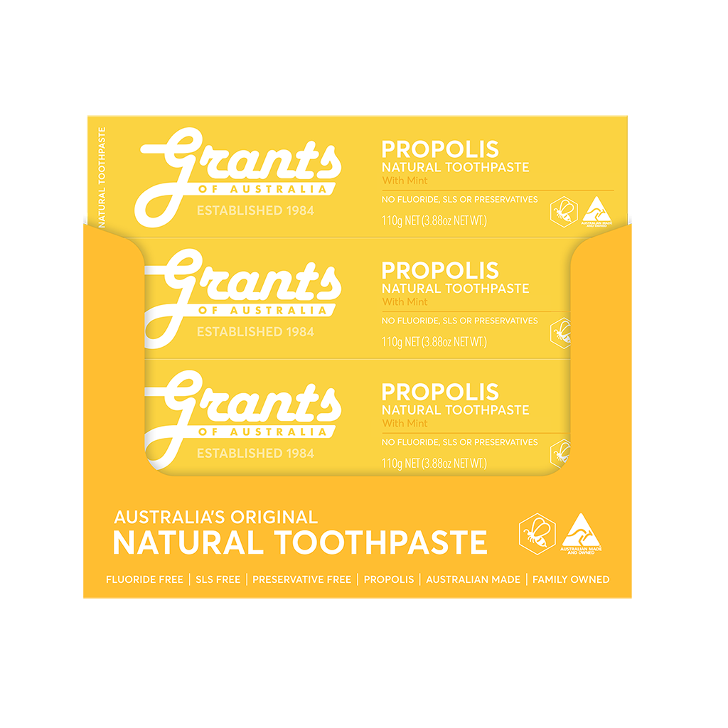 Grants Natural Toothpaste PROPOLIS | Fluoride Free 110g