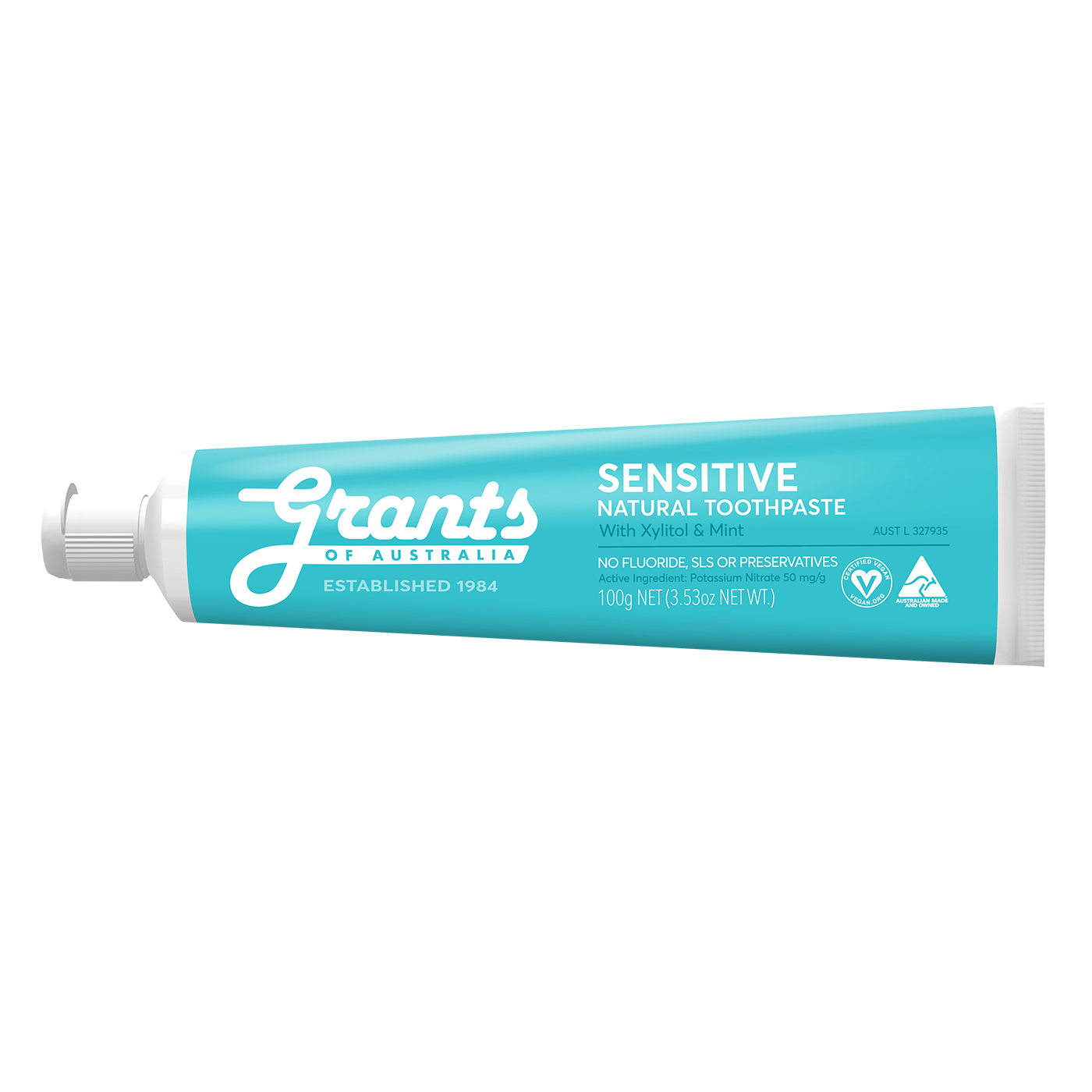Grants of Australia Natural Toothpaste SENSITIVE FLUORIDE FREE 100g ...