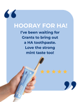 Grants Natural Toothpaste WHITENING +HA | Fluoride Free 110g